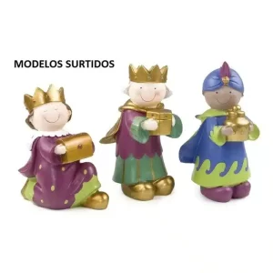 Hucha 3 Reyes Magos de 20 cm Regalo Decorativo, Surtido NG825 MOPEC