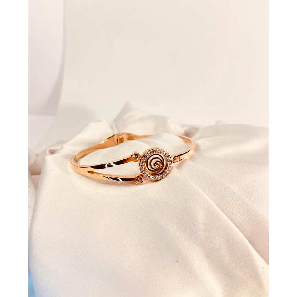 Pulsera Brazal ‘Torbellino’ Color Oro Rosado n3