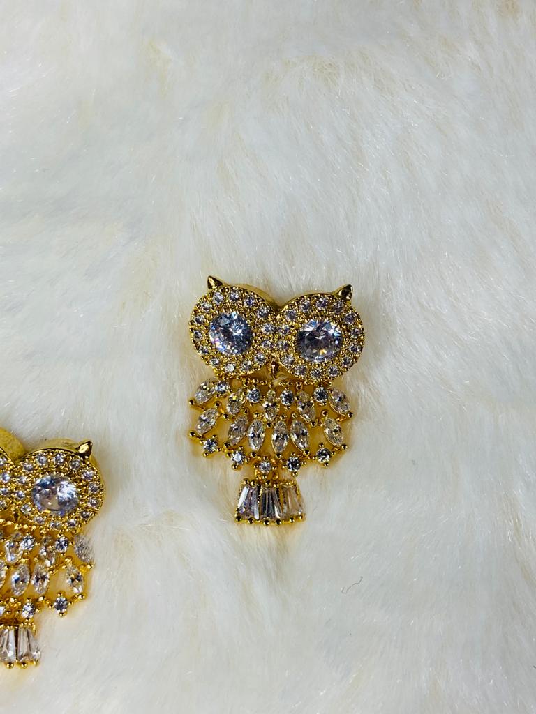 Aros Con Hermosa Forma de Buhos n5 - Imagen 2