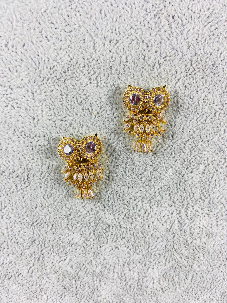 Aros Con Hermosa Forma de Buhos n5 - Imagen 3