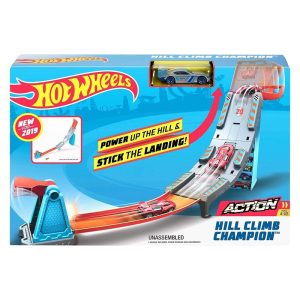Hot Wheels hill climb champion con vehículo incluído GBF83