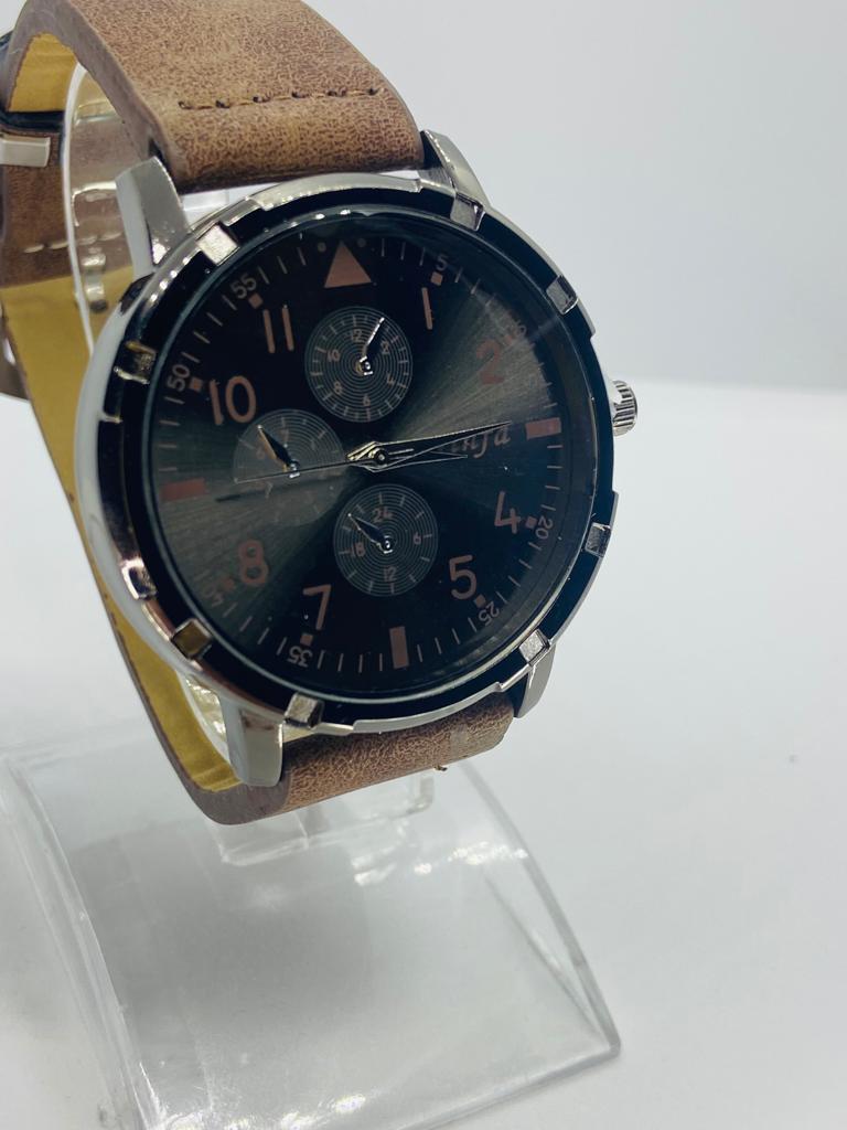 Reloj de Hombre Elegante con Tonos Cafe Oscuro N103 - Imagen 4