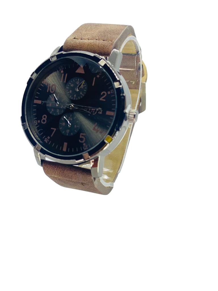 Reloj de Hombre Elegante con Tonos Cafe Oscuro N103 - Imagen 5