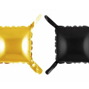 Globo cuadrado  dorado/negro – 1677-30DN