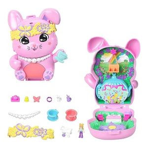 Polly Pocket Conejito Fiesta del Té Estuche Juguete de Viaje JCR40
