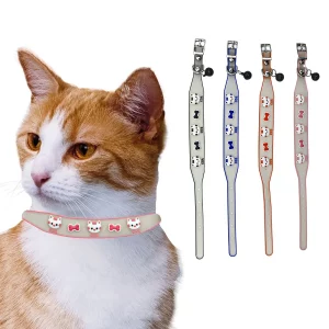 Collar para Gato de Silicona con Cascabel