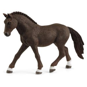 Figura de caballo capón alemán con crin trenzada de Schleich 13926