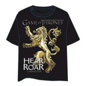 Camiseta Juego de Tronos Escudo Casa Lannister Talla XL 3565-XL COMIC