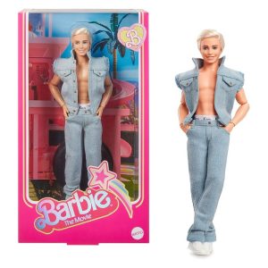 Muñeco articulado Ken de Barbie La Película con conjunto vaquero – A partir de 3 años