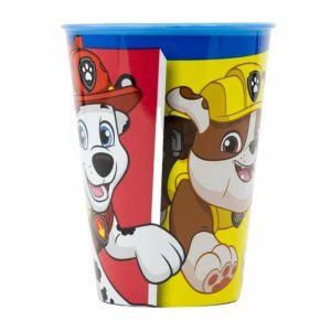 Vaso pequeño color azul con imágenes de la serie Paw Patrol 260 ml 74607