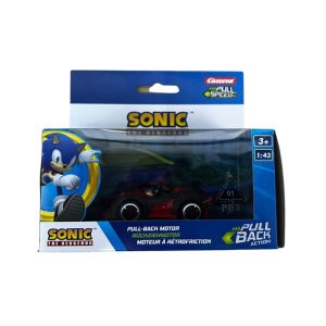 Mini figura de Shadow con su coche rojo y negro Sonic The Hedgehog – Más de 3 años