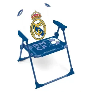 Silla Real Madrid Plegable Infantil con Reposabrazos Arditex RM16172