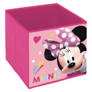 Caja infantil plegable Minnie Mouse guardatodo 31x31x31cm WD13983 ARDITEX
