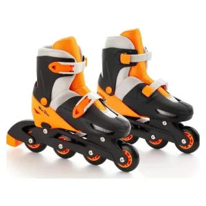 Patines en Línea 4 en 1 Naranjas Ajustables Talla 35-38 Molto 23214