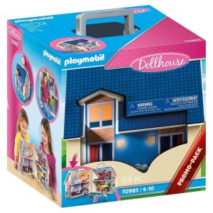 Casa de muñecas de Playmobil 70985 maletín con mango plegable