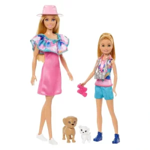 Barbie Pack 2 muñecas Hermanas con Ropa de Verano HRM09 MATTEL