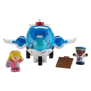 Figuras Little People avión viajamos juntos con luz y sonidos FKX07 MATTEL