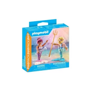 Playmobil 71799 Duo Pack Figuras Sirena y Tritón