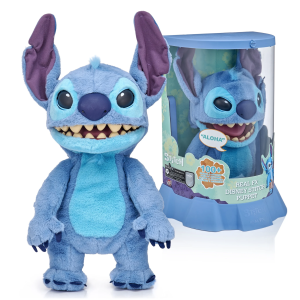 Stitch peluche puppet chatty 45cm de Disney