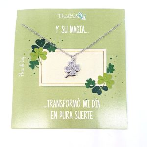 Collar TRÉBOL BLANCO – Thäiba