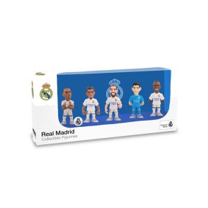 Pack con 5 figuras Minix de jugadores del Real Madrid de 7cm