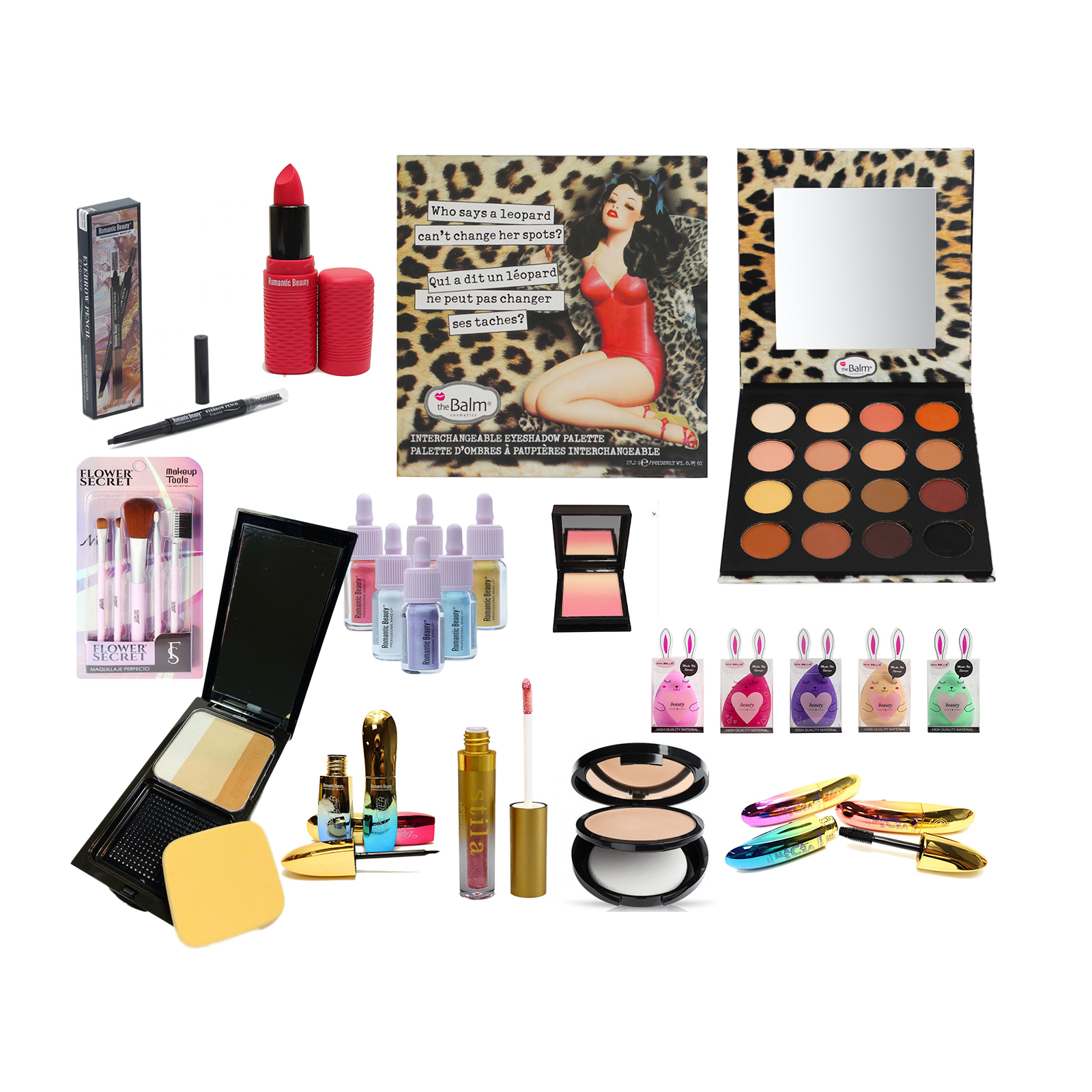 Set Completo De Maquillaje !!! Hermoso Regalo M3 B