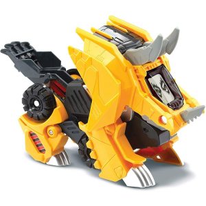 Brutus el Triceratops de Switch & Go Dinos transformable a excavadora