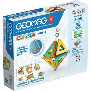 Geomag supercolor juego de construcción con 35 piezas magnéticas