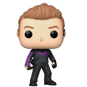 Funko POP Marvel 1211 Hawkeye ojo de halcón posando con arco en mano