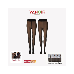 Panty térmico aferpado efecto piel 980 Den Yanoir