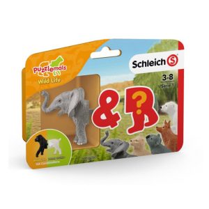 Schleich Puzzlemals Wild Life combinaciones de animales sorpresa S1