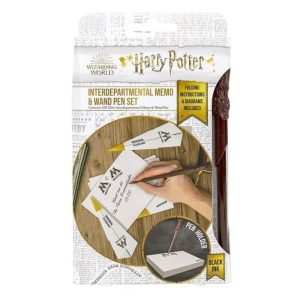 Set de papelería de Harry Potter que incluye memo y bolígrafo varita