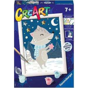 Kit da manualidades con pintura CreArt el tejón entre las estrellas