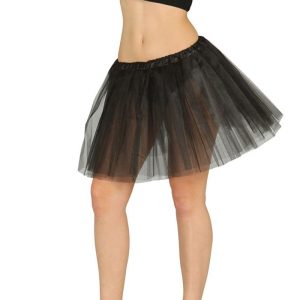 Tutu negro de 40 cm para disfraces de la marca Guirca 18486